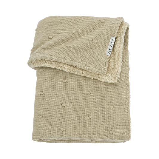 Meyco Decke Mini Knots teddy Sand Studio