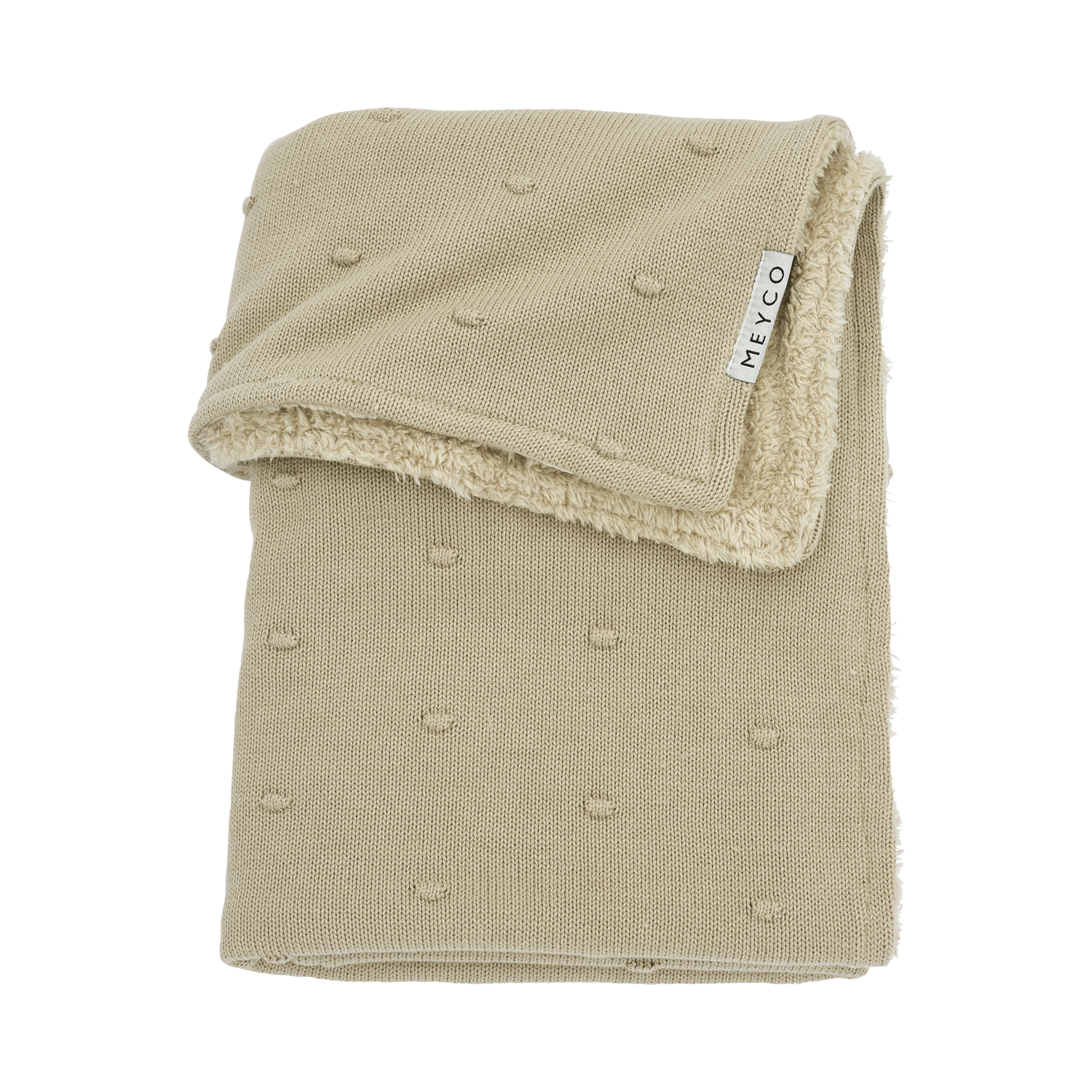 Meyco Decke Mini Knots teddy Sand Studio