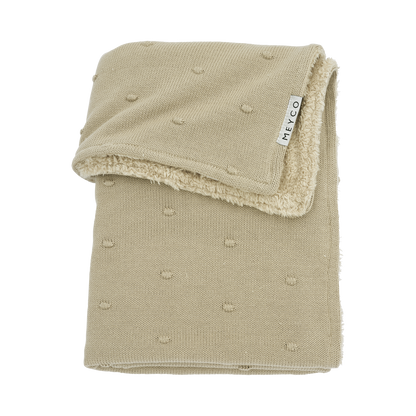 Meyco Decke Mini Knots teddy Sand Studio