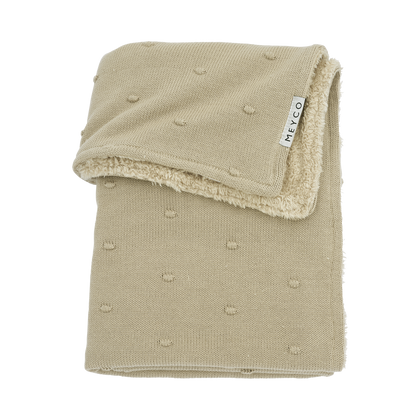 Meyco Decke Mini Knots teddy Sand