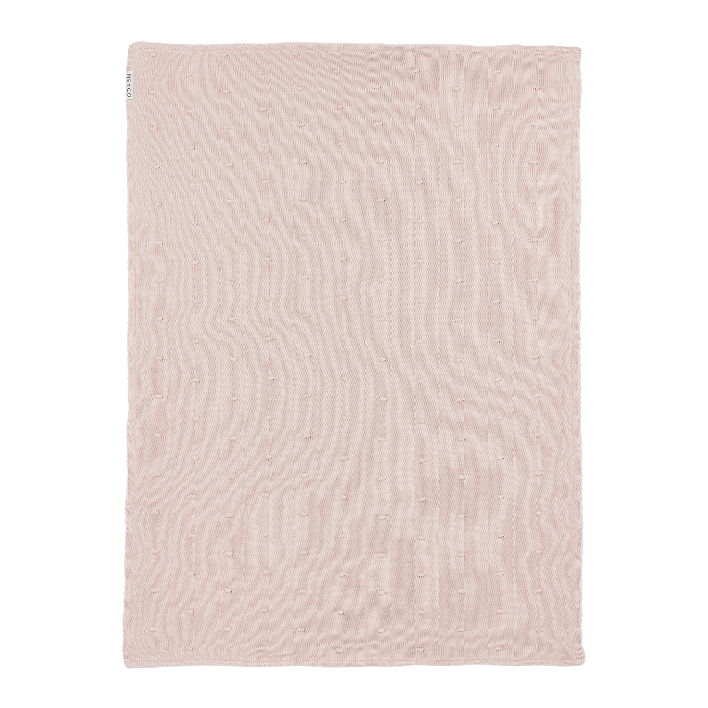 Meyco Decke Mini Knots teddy Soft Pink