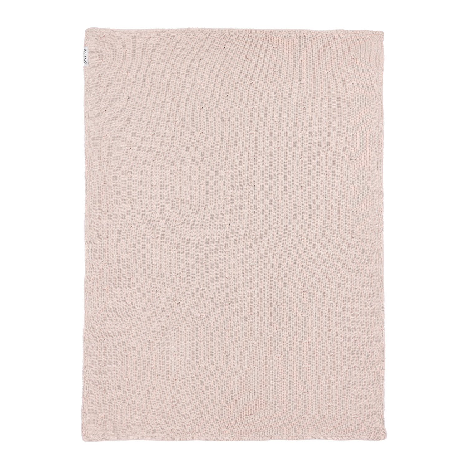 Meyco Decke Mini Knots teddy Soft Pink