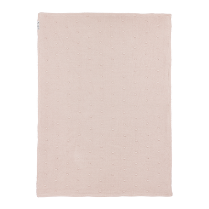 Meyco Decke Mini Knots teddy Soft Pink
