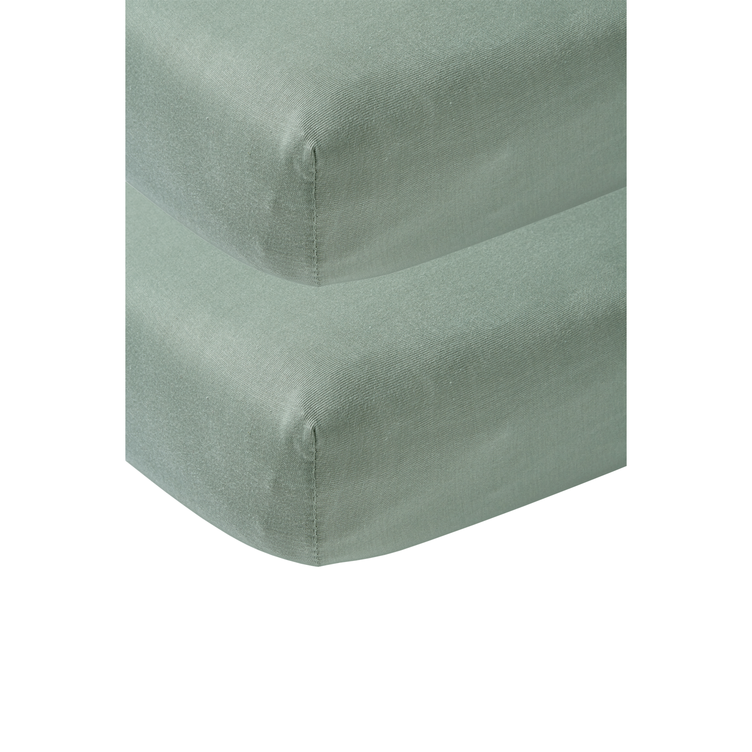 Meyco Spannbettlaken jersey Stone Green