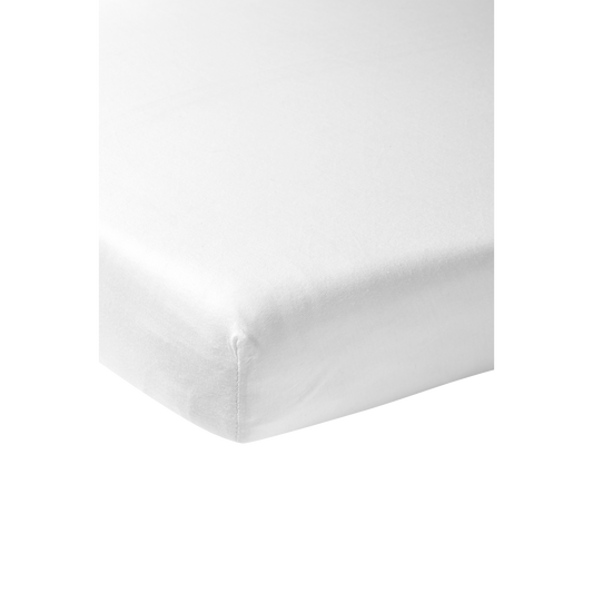Meyco Spannbettlaken jersey White Studio