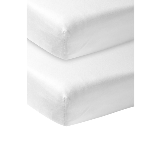 Meyco Spannbettlaken jersey White