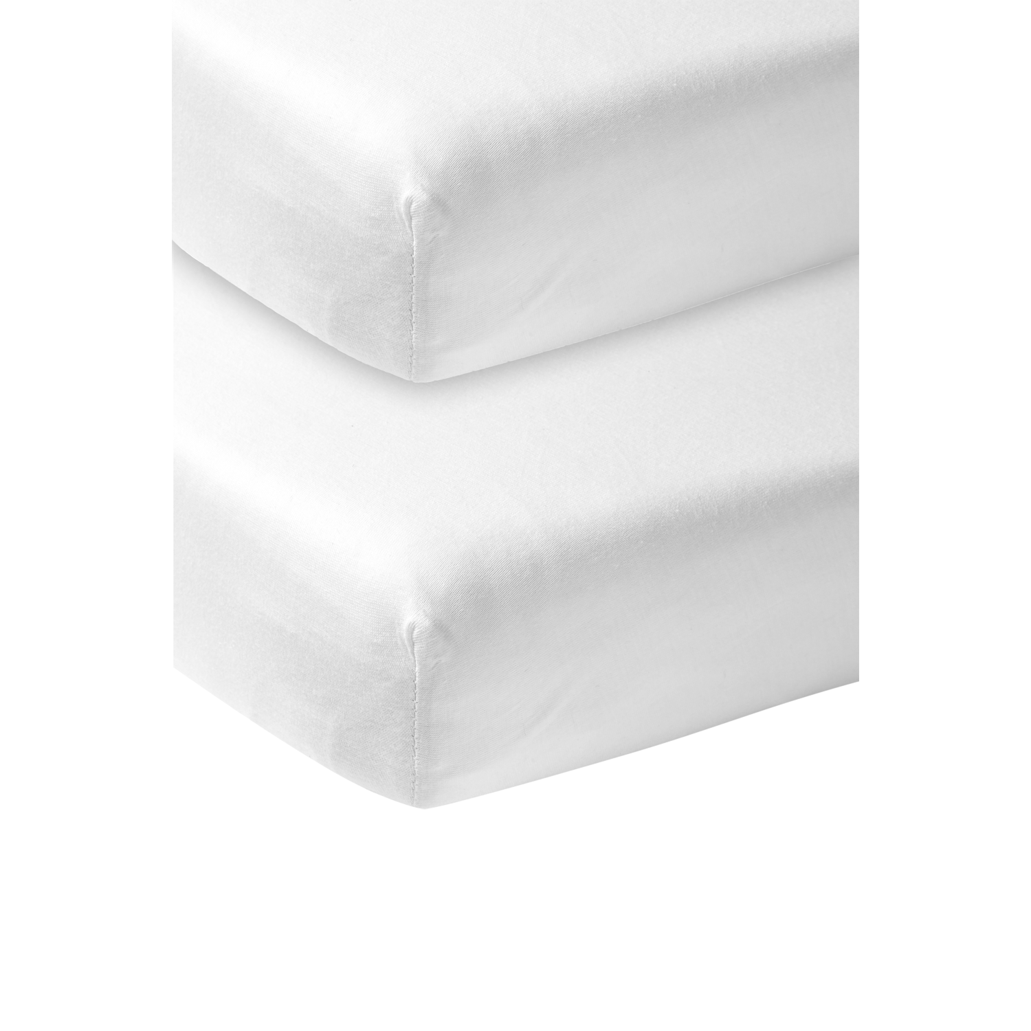 Meyco Spannbettlaken jersey White