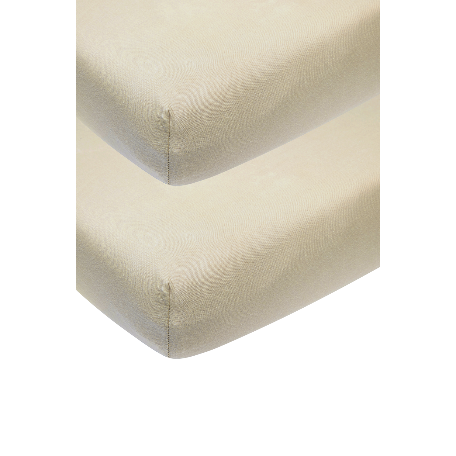 Meyco Spannbettlaken jersey Sand