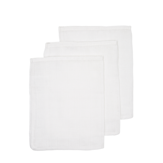 Meyco Musselinwindeln - White White Studio