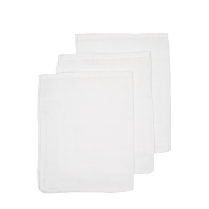 Meyco Musselinwindeln - White White Studio