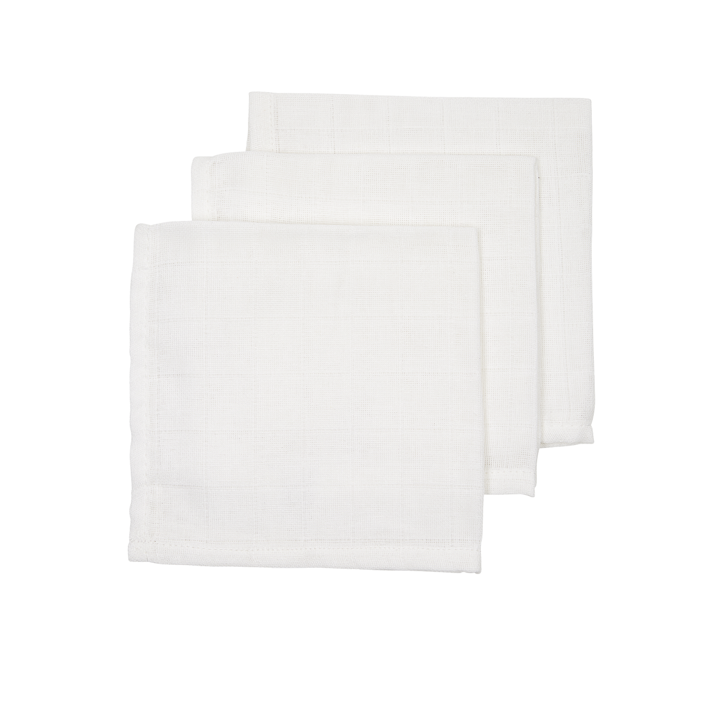 Meyco Musselinwindeln - White White