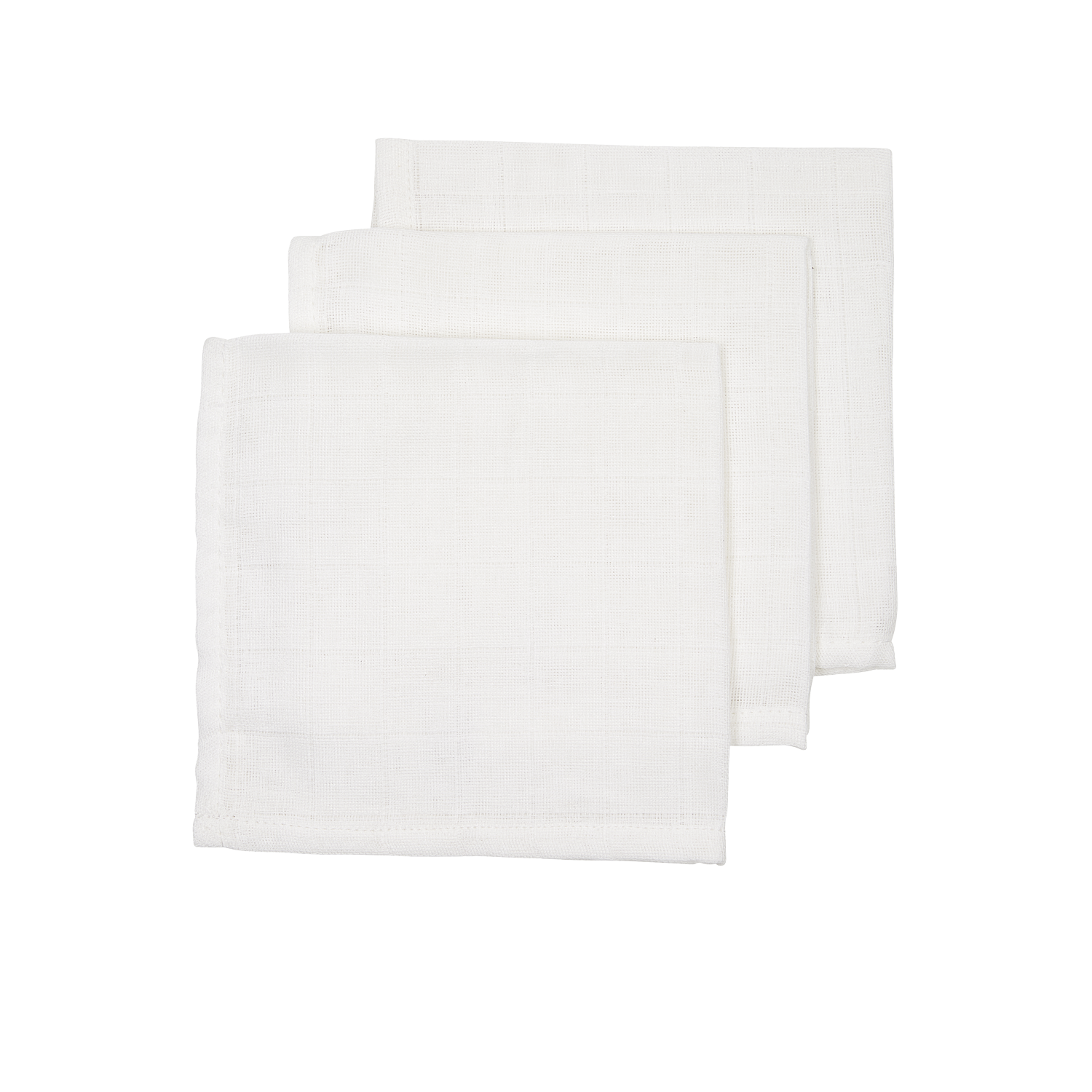 Meyco Musselinwindeln - White White