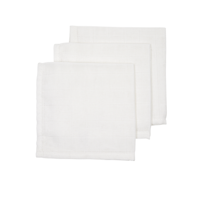 Meyco Musselinwindeln - White White