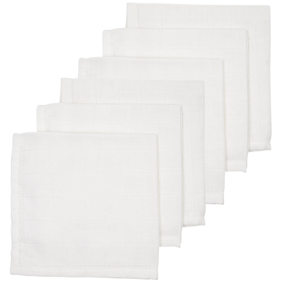 Meyco Musselinwindeln - White White