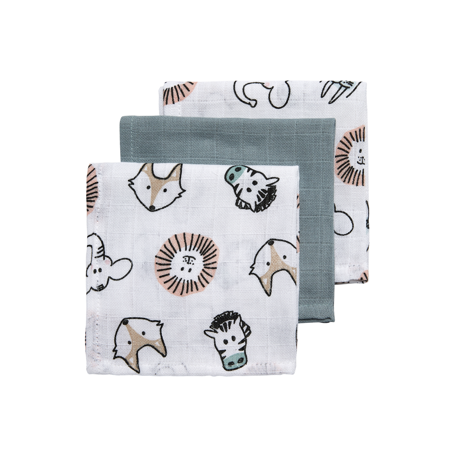 Meyco Musselinwindeln - Animal Multicolour Animal Multicolour
