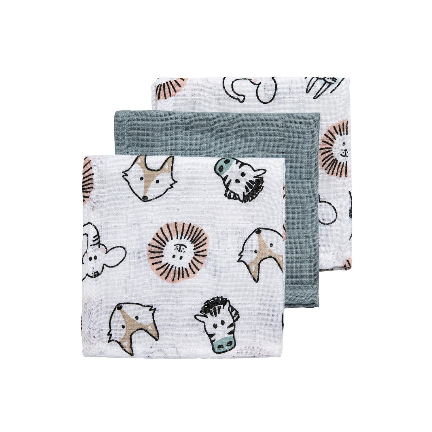 Meyco Musselinwindeln - Animal Multicolour Animal Multicolour