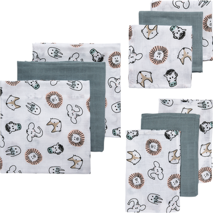 Meyco Musselinwindeln - Animal Multicolour Animal Multicolour