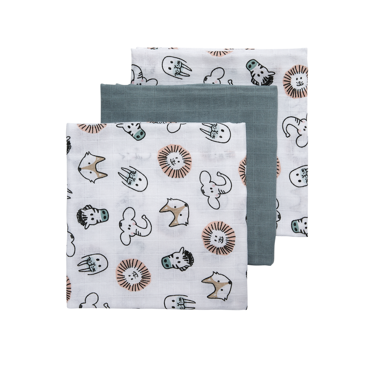 Meyco Musselinwindeln - Animal Multicolour Animal Multicolour Studio