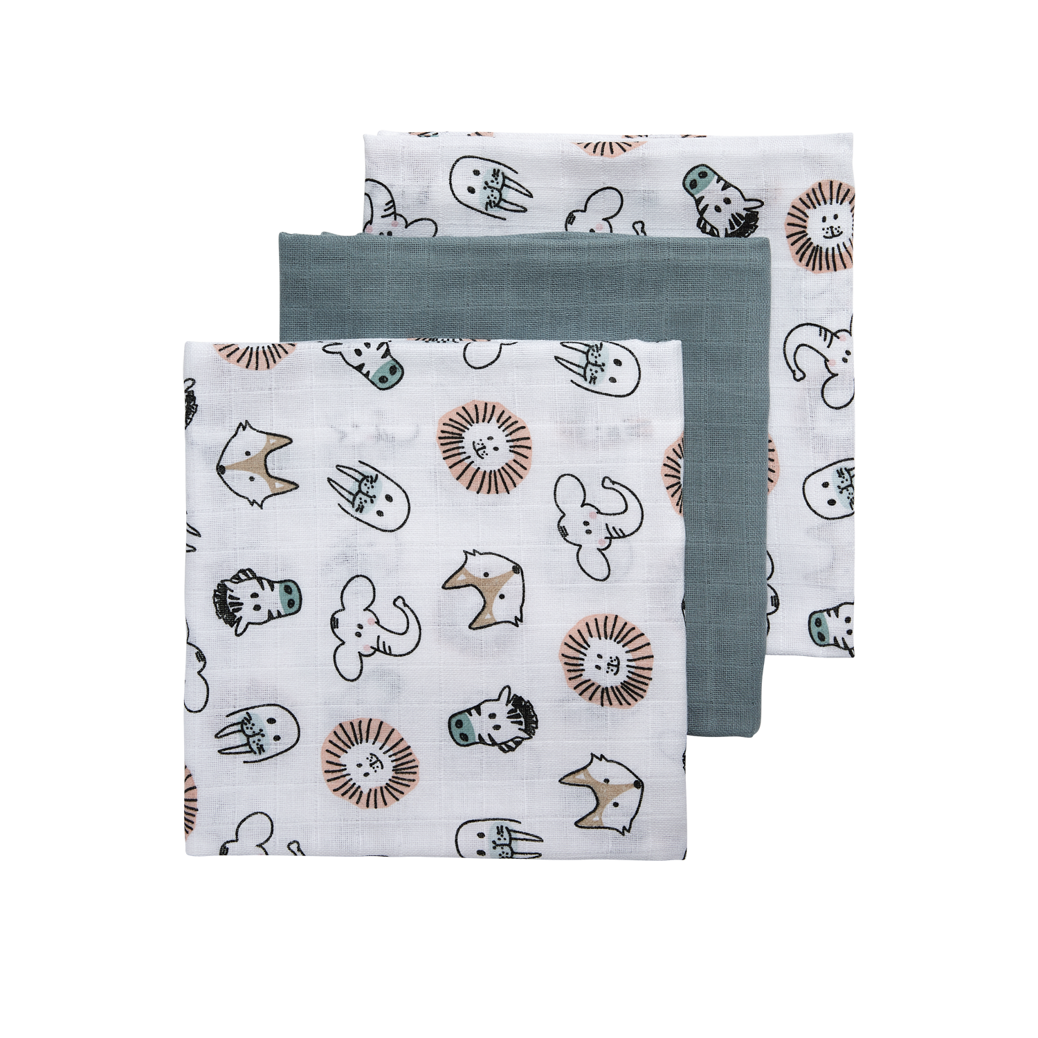 Meyco Musselinwindeln - Animal Multicolour Animal Multicolour Studio