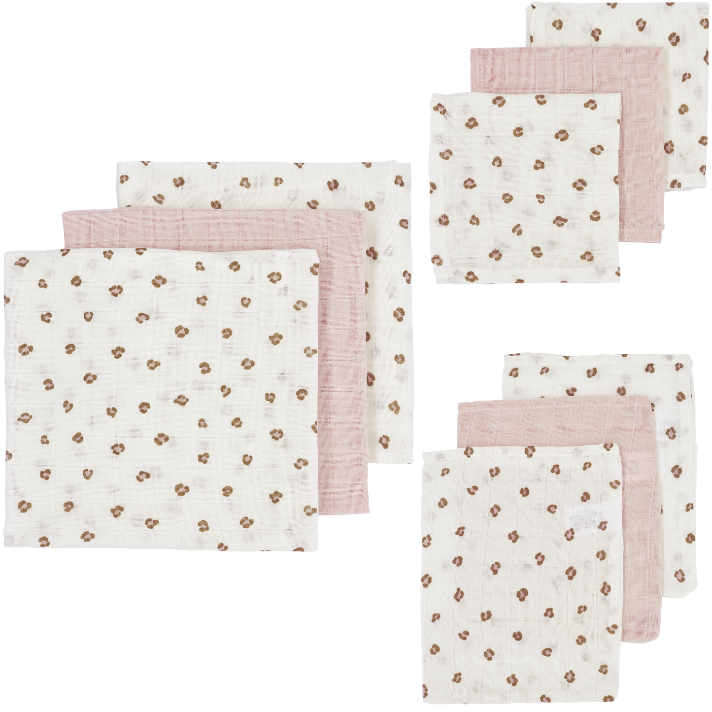 Meyco Musselinwindeln - Mini Panther Soft Pink Mini Panther Soft Pink