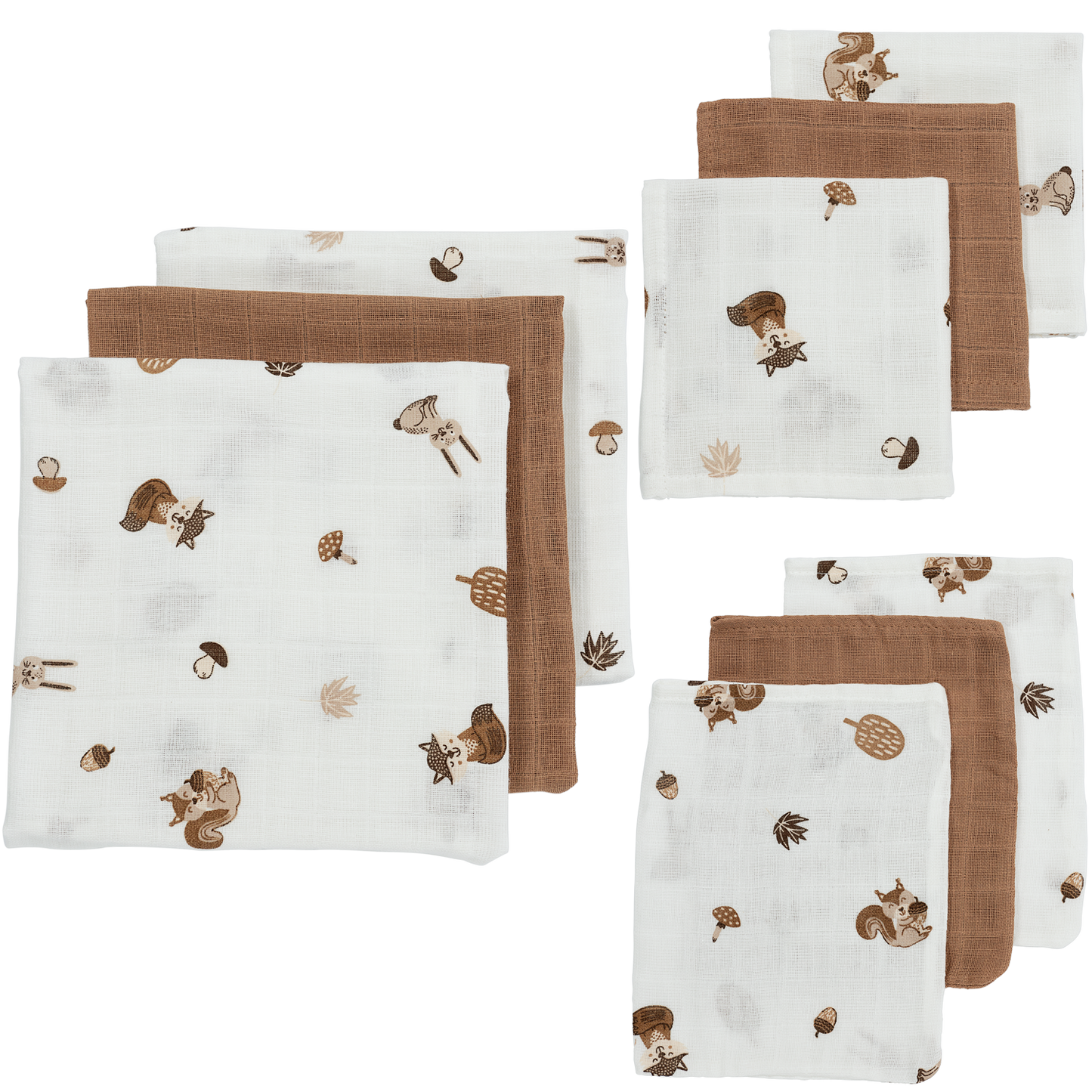 Meyco Musselinwindeln - Forest Animals Toffee Forest Animals Toffee