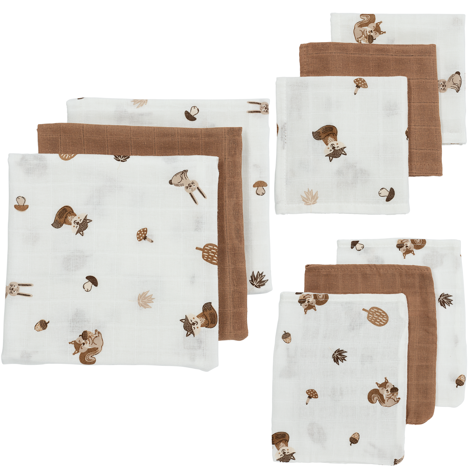 Meyco Musselinwindeln - Forest Animals Toffee Forest Animals Toffee