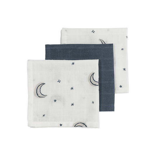 Meyco Musselinwindeln - Moon Indigo Moon Indigo