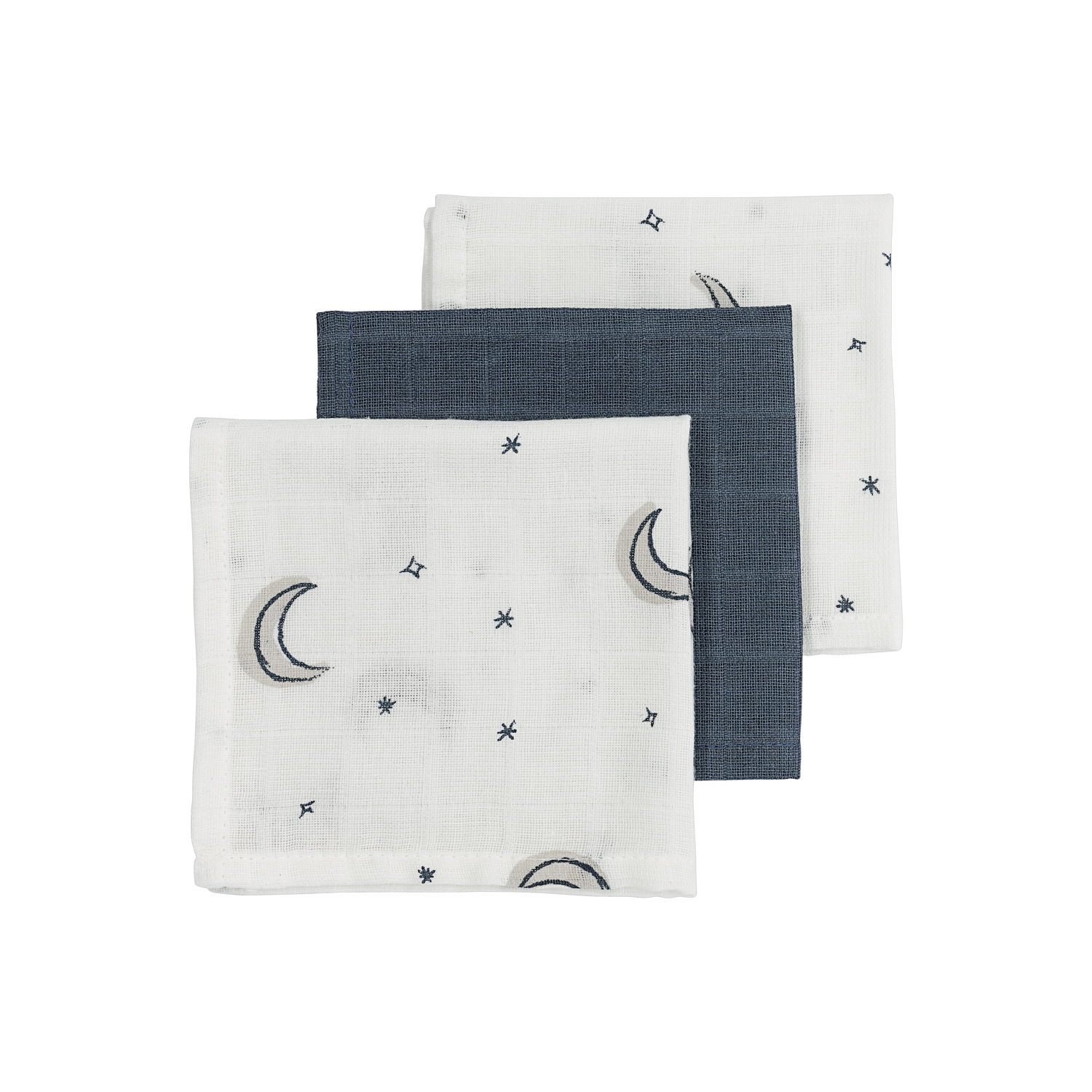 Meyco Musselinwindeln - Moon Indigo Moon Indigo
