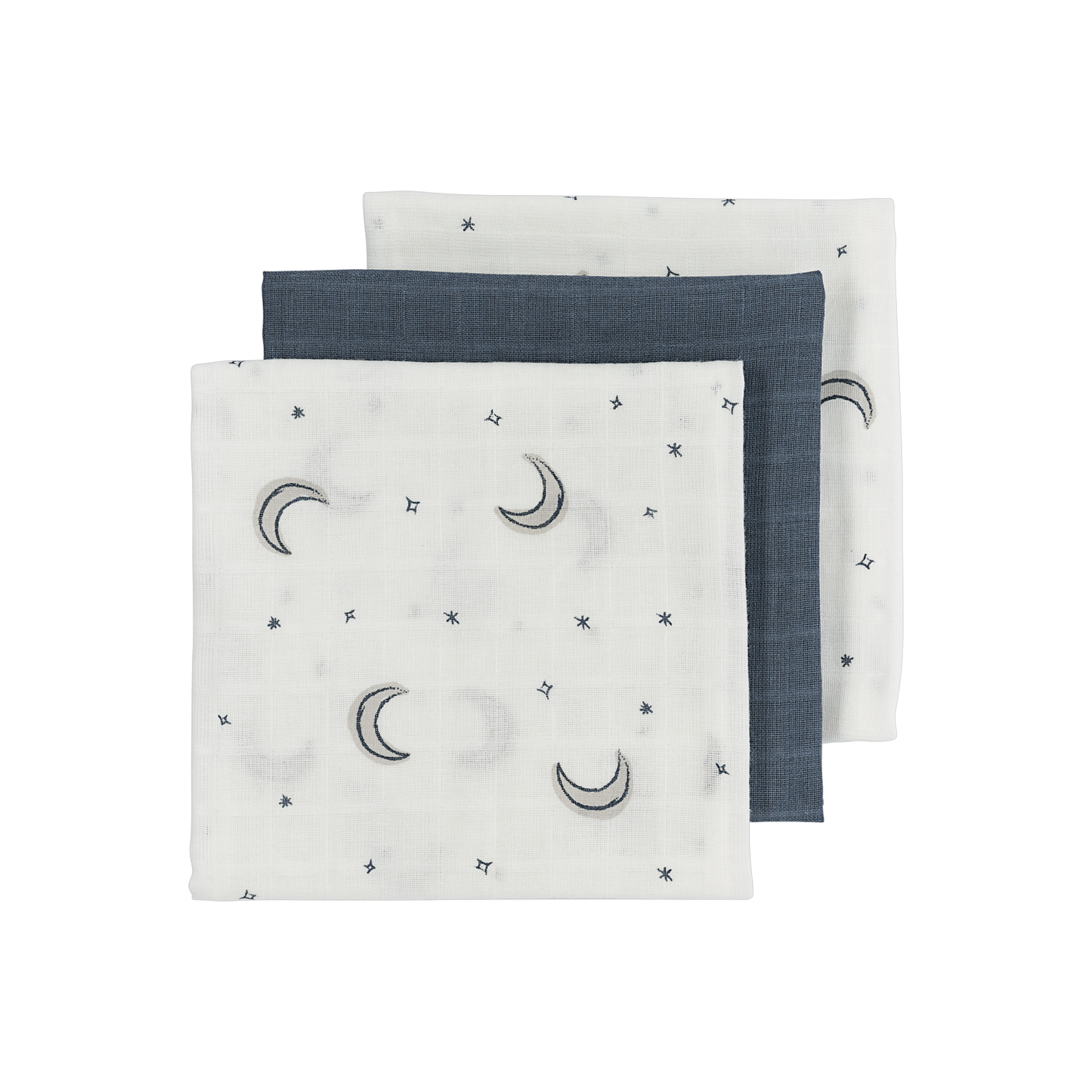 Meyco Musselinwindeln - Moon Indigo Moon Indigo