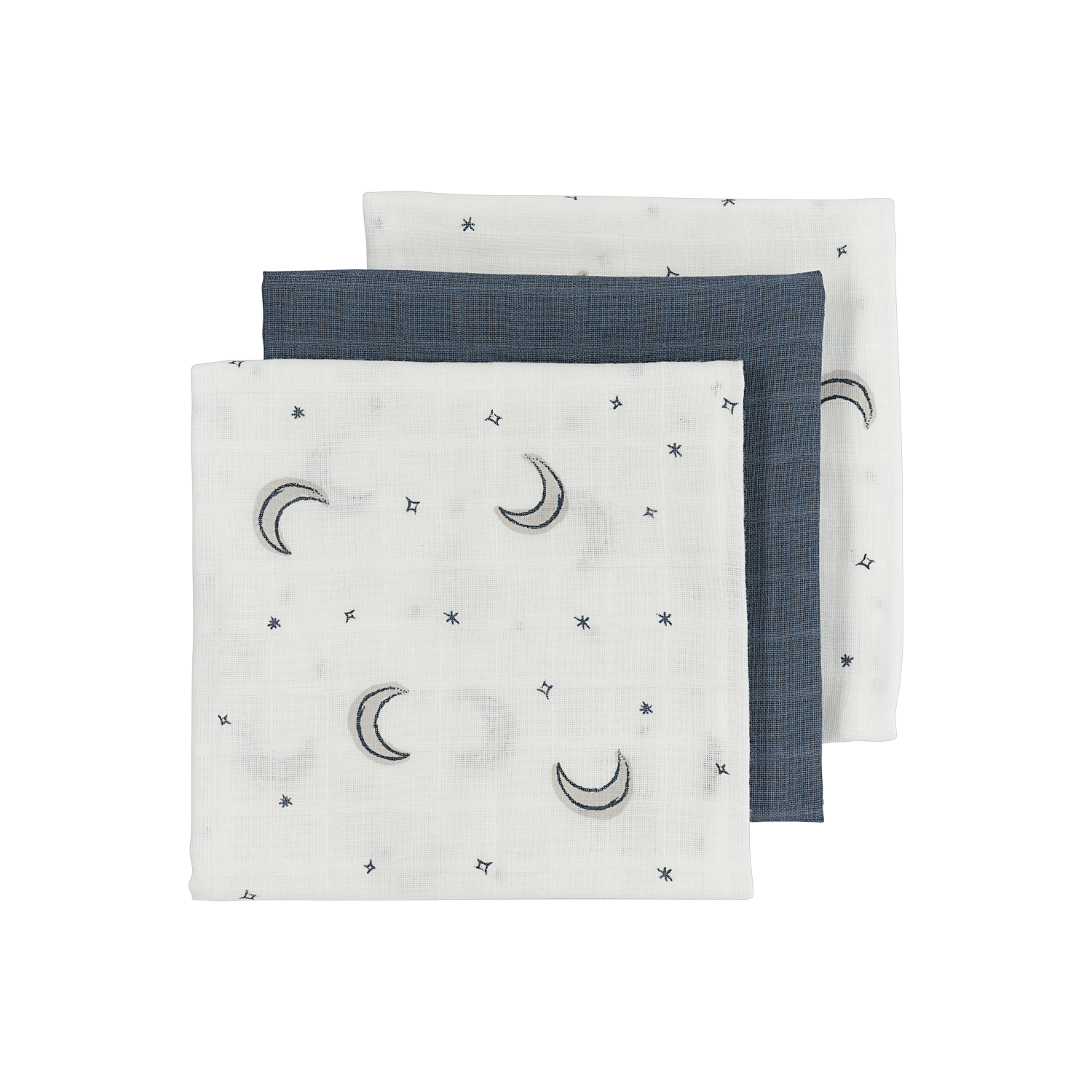 Meyco Musselinwindeln - Moon Indigo Moon Indigo