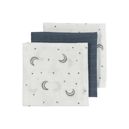 Meyco Musselinwindeln - Moon Indigo Moon Indigo
