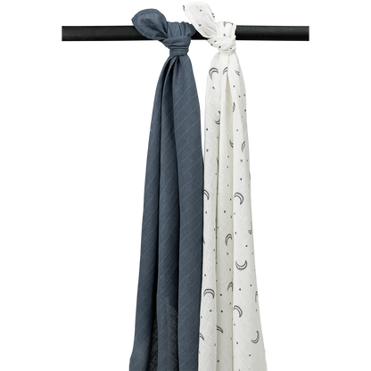 Meyco Musselinwindeln - Moon Indigo Moon Indigo