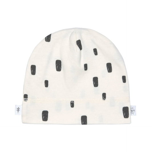 Lässig Beanie Baby Bio Baumwolle, Rechtecke, Beige Detailansicht