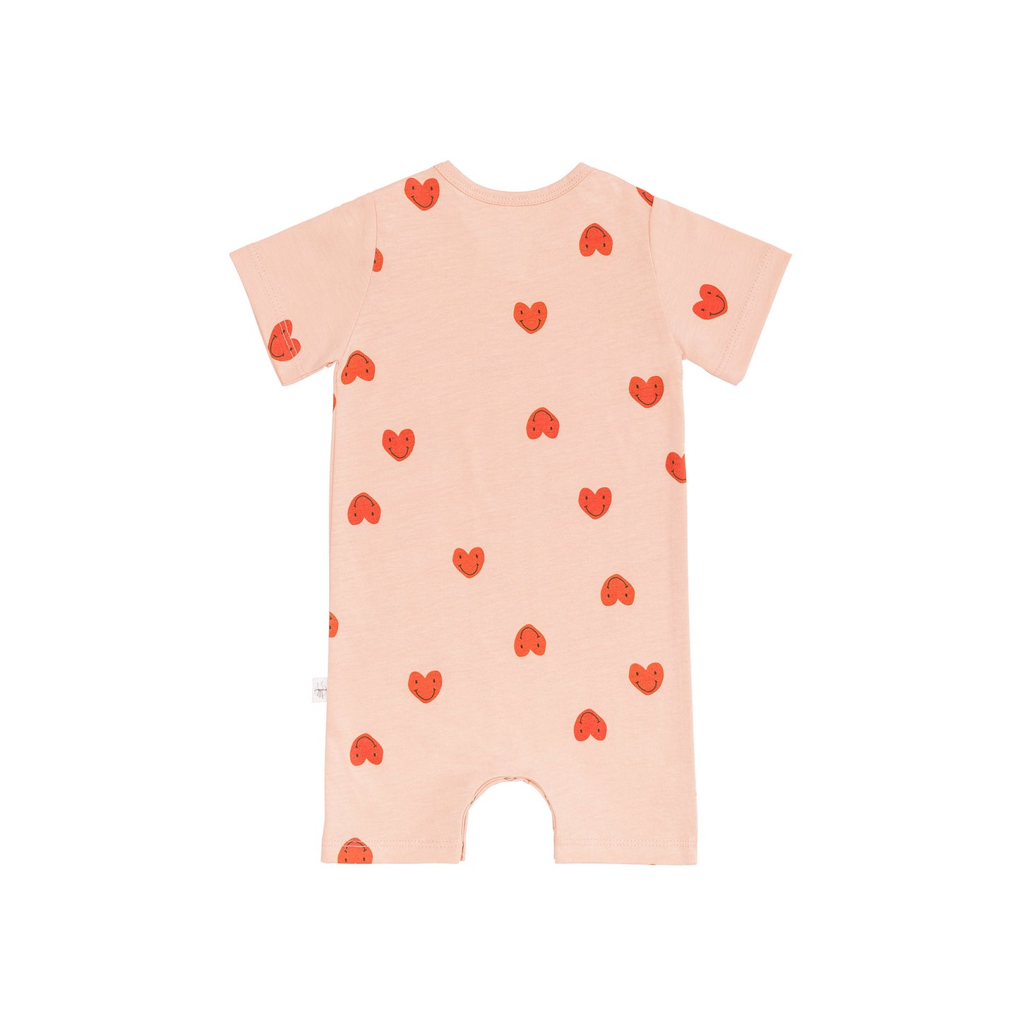 Lässig Baby Jumpsuit Bio Baumwolle, Herzen, Rosa Lifestyle Bild