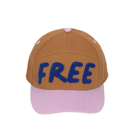 Lässig Basecap Kinder Little Gang, Free Karamell Detailansicht
