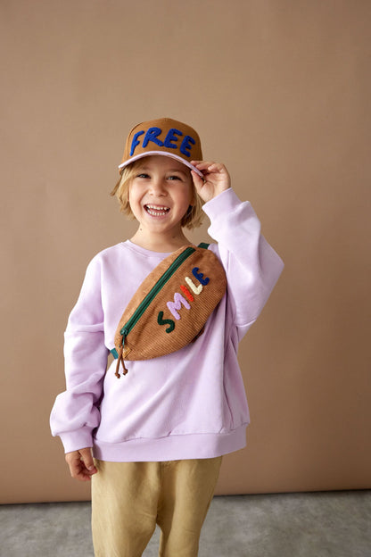 Lässig Basecap Kinder Little Gang, Free Karamell Rückansicht