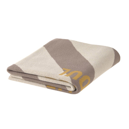 Lässig Babydecke Bio Baumwolle, Gestreift Nature Taupe Lifestyle Bild