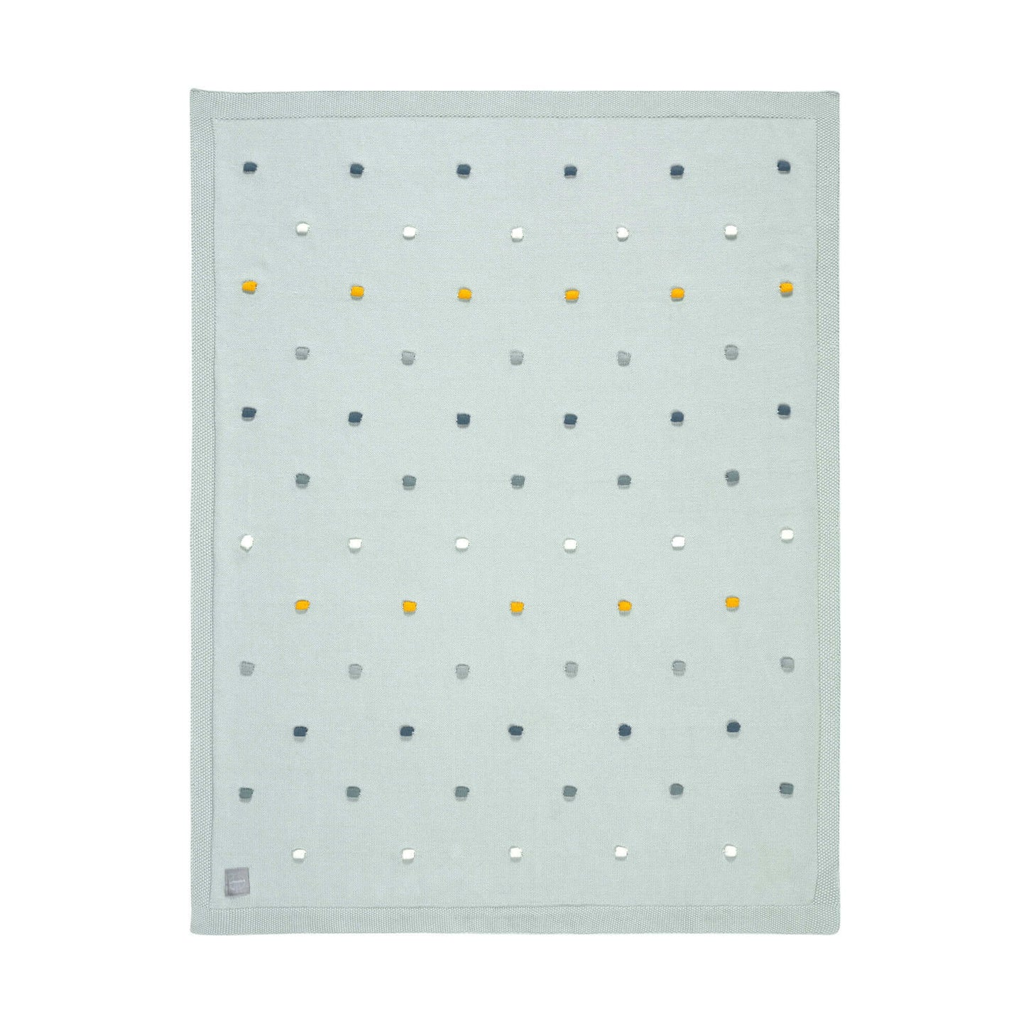 Babydecke Bio Baumwolle, Dots, Light Mint