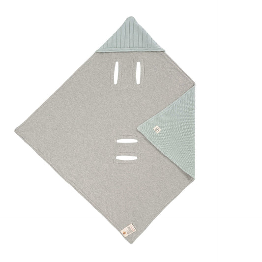 Einschlagdecke Baby Bio Baumwolle, Light Mint