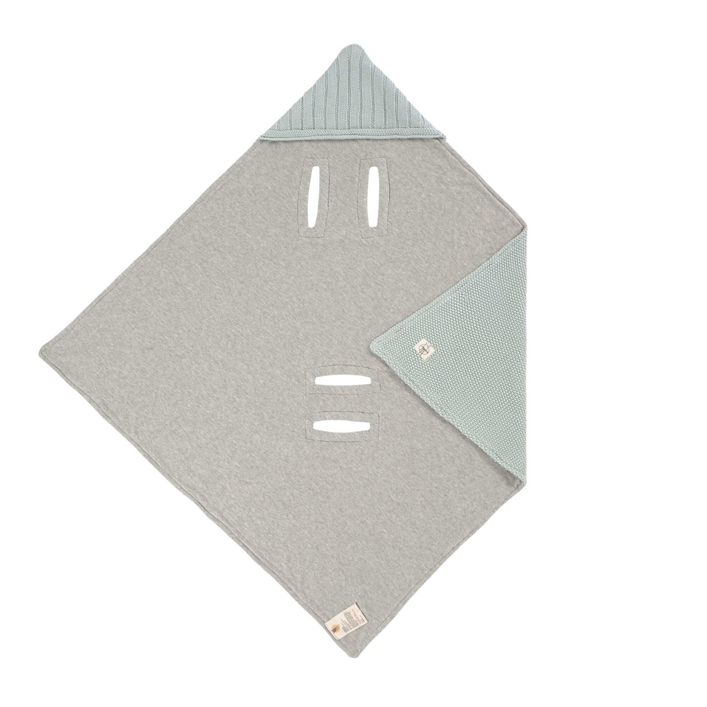 Einschlagdecke Baby Bio Baumwolle, Light Mint