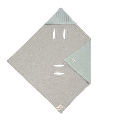 Einschlagdecke Baby Bio Baumwolle, Light Mint