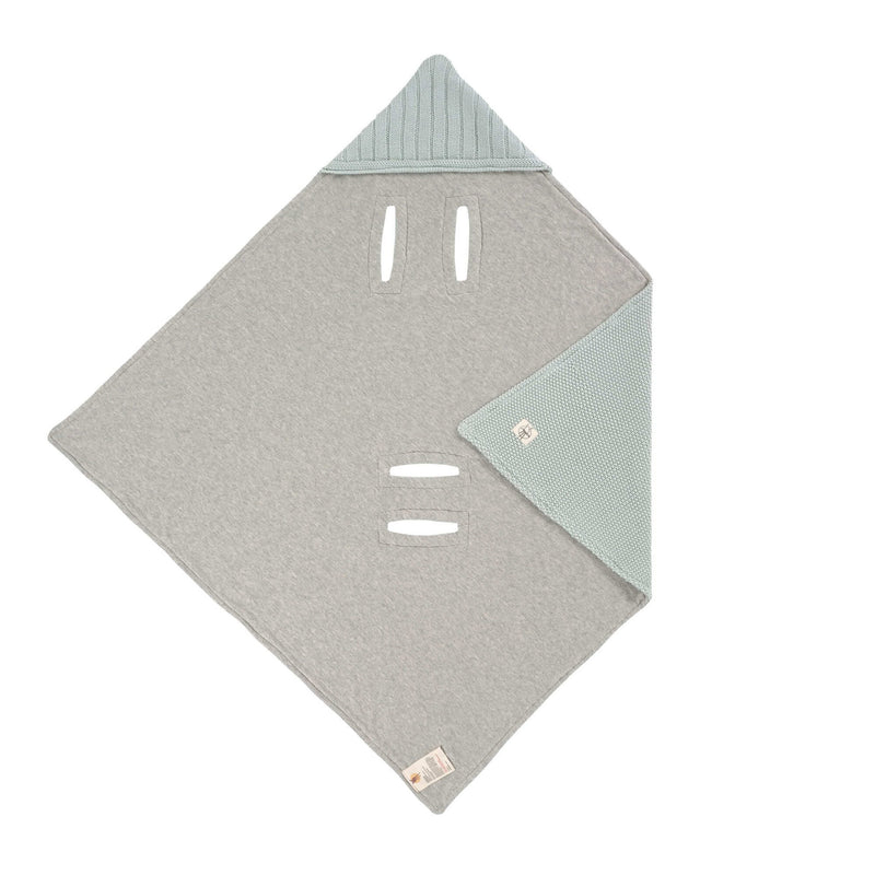 Einschlagdecke Baby Bio Baumwolle, Light Mint