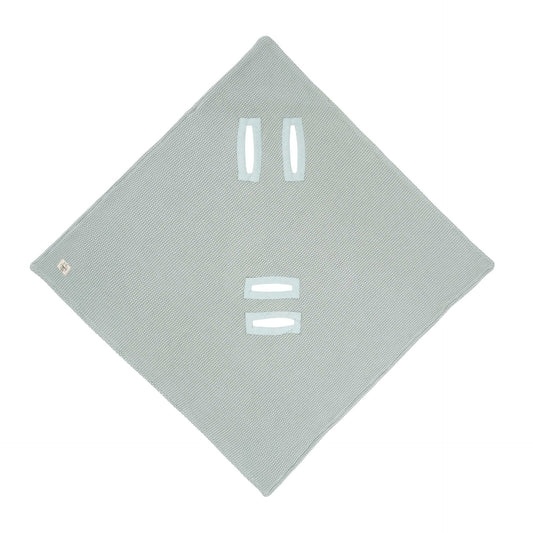 Lässig Einschlagdecke Baby Bio Baumwolle, Light Mint Detailansicht