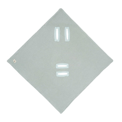 Lässig Einschlagdecke Baby Bio Baumwolle, Light Mint Detailansicht