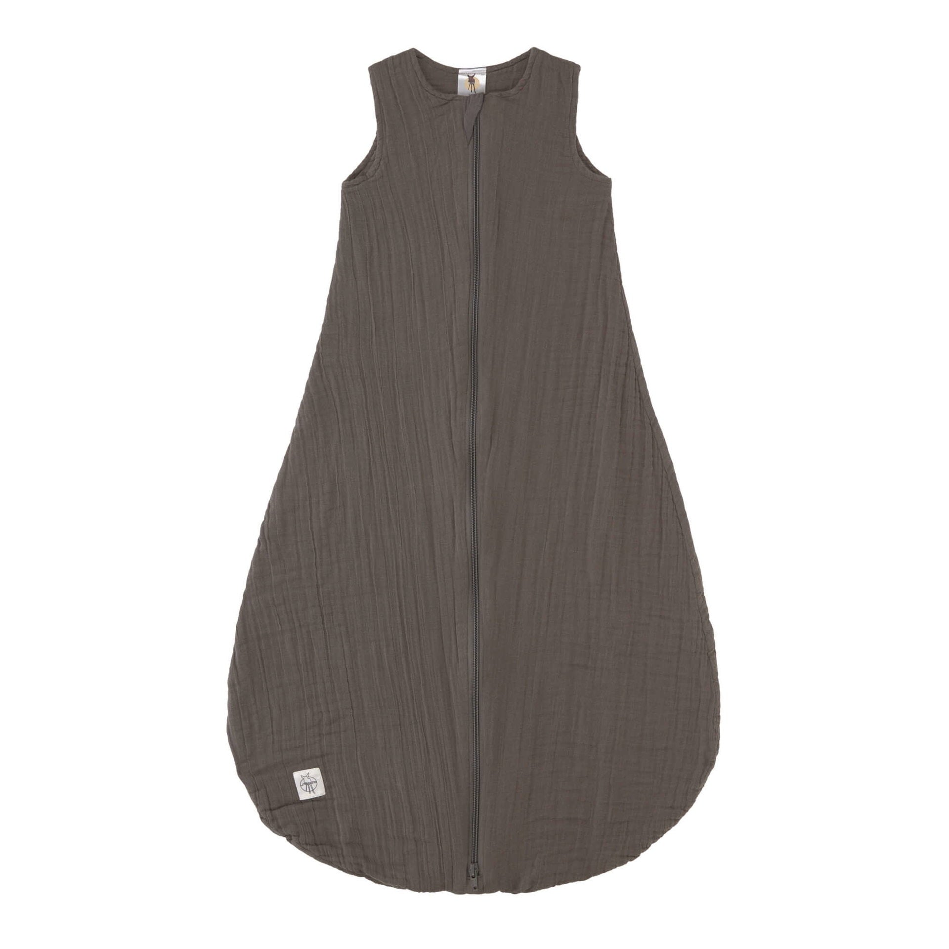 Baby Sommerschlafsack Tog 1 Bio Baumwolle, Anthrazit