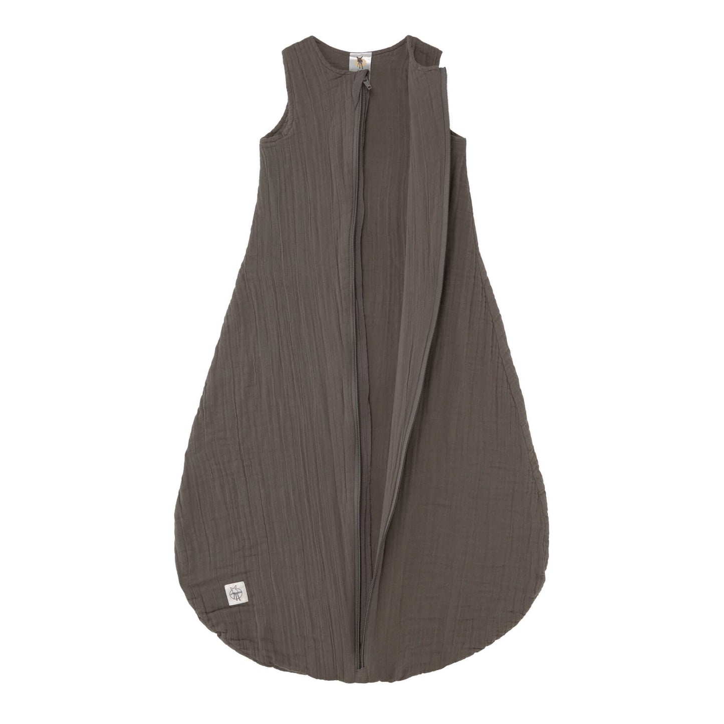 Lässig Baby Sommerschlafsack Tog 1 Bio Baumwolle, Anthrazit Detail Bild