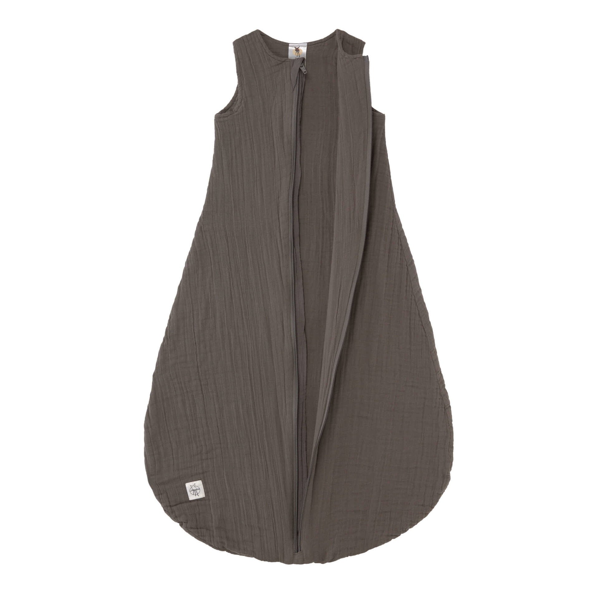 Lässig Baby Sommerschlafsack Tog 1 Bio Baumwolle, Anthrazit Detail Bild
