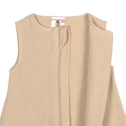 Lässig Baby Sommerschlafsack Tog 1 Bio Baumwolle, Nature, Beige Rückansicht