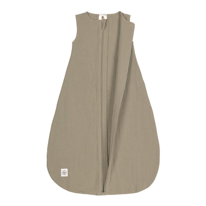 Lässig Baby Sommerschlafsack Tog 1 Bio Baumwolle, Oliv Seitenansicht