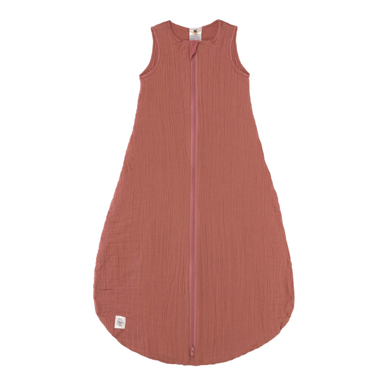 Baby Sommerschlafsack Tog 1 Bio Baumwolle, Rosewood Rosa